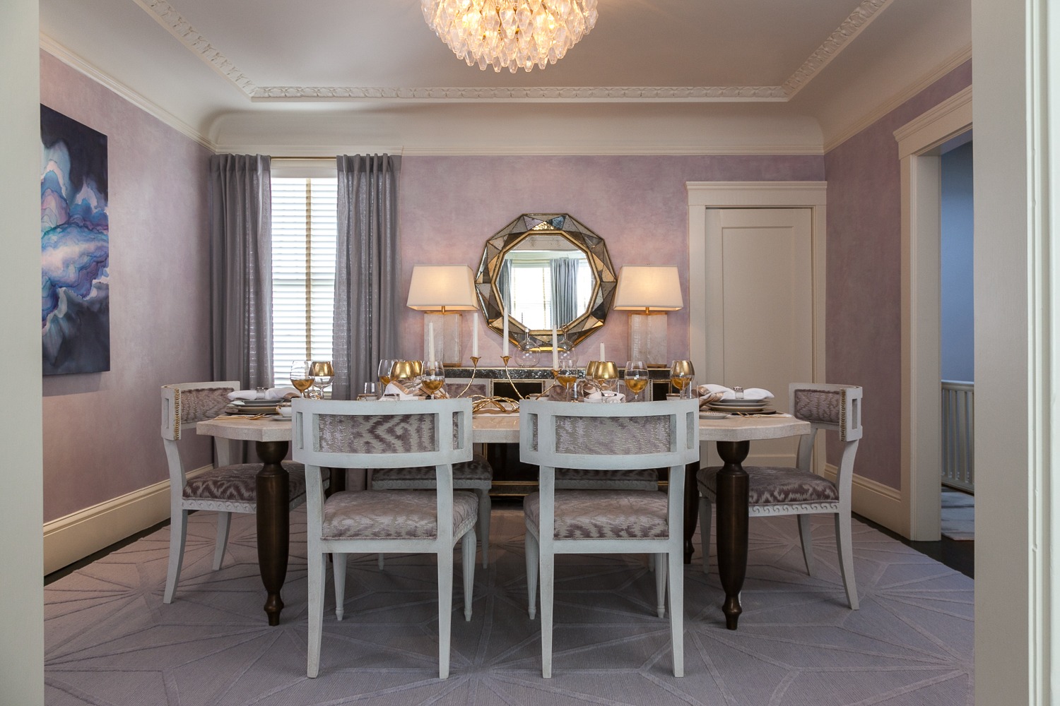 RachelBlindauerInteriorDesignLilacTexturalGlamour-DiningRoom1 (1)