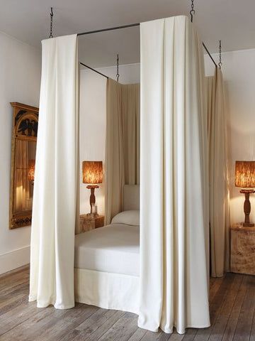 Master Bedroom black and white turnkey fully furnished luxury unit