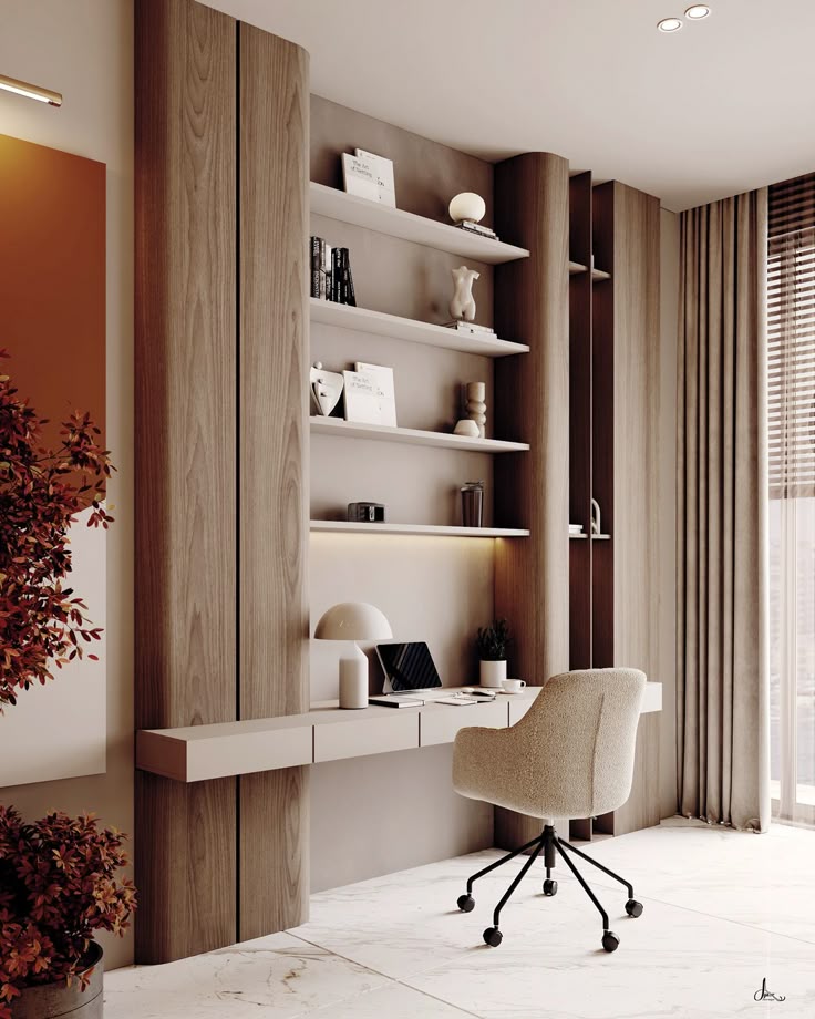 A dedicated desk for focused work