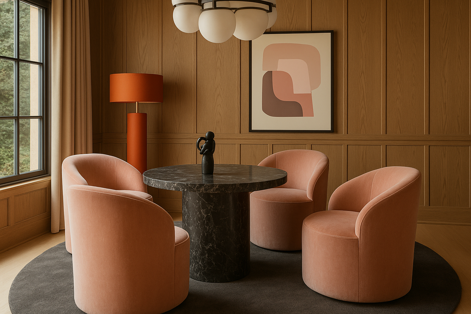 Pink Dining Room Pink Dining Room