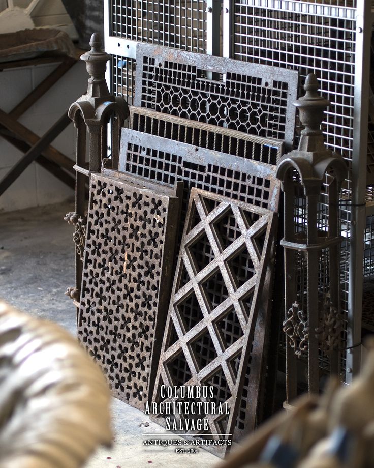 Iron Grates as Air Return Covers