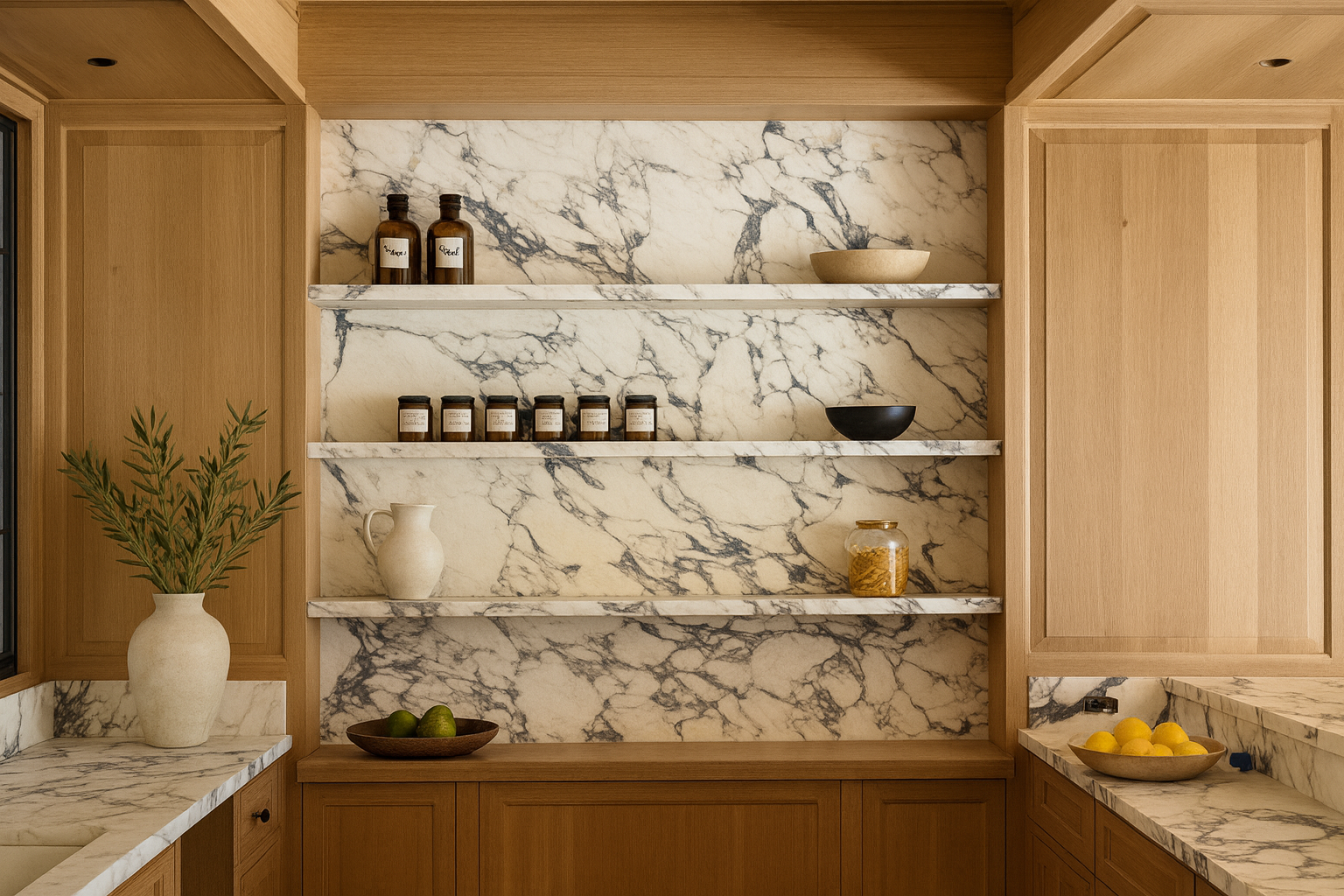 Kitchen Shelves & Wood