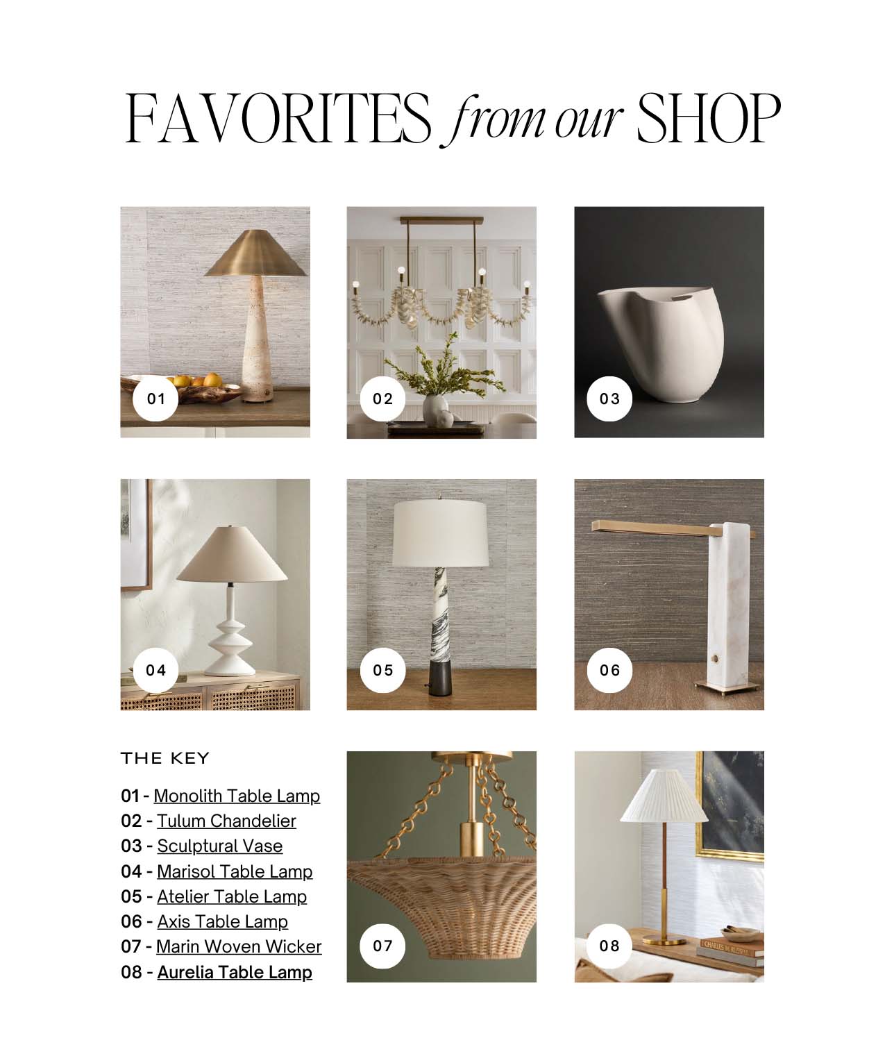 Favorites From Our Shop