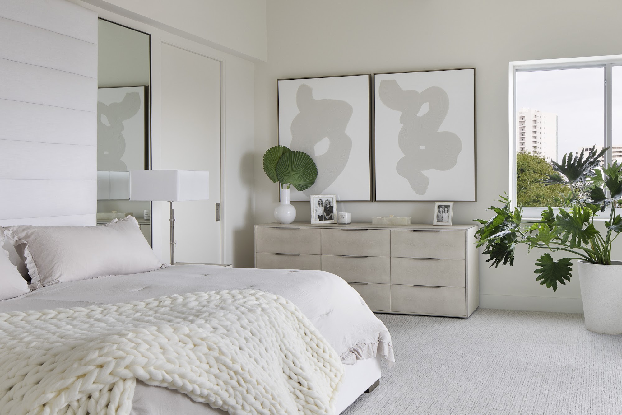 Coastal bedroom designed as a sanctuary